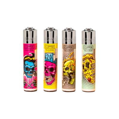 Isqueiro Clipper Living Skulls 2A