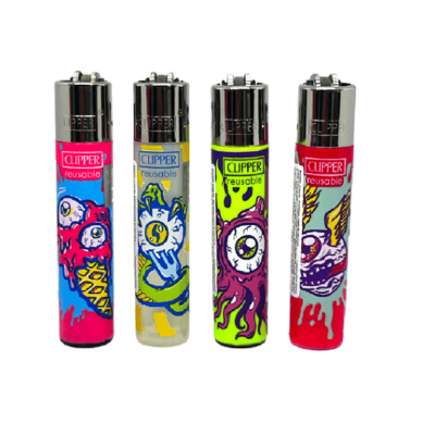 Isqueiro Clipper Monster Eyes