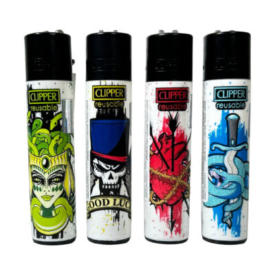 Isqueiro Clipper Tattoo Style