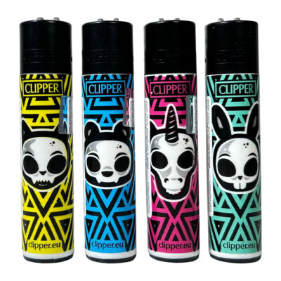 Isqueiro Clipper Skulls 17