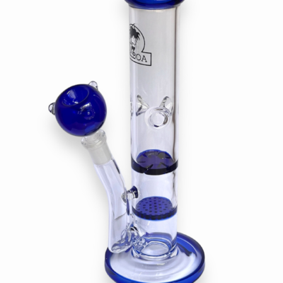Bong de Vidro Na Boa 26cm - Azul