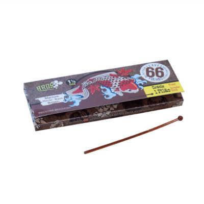 Seda Bros Brown 1/4 66 folhas + pilão