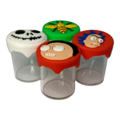 Slick Vidro tampa de silicone 5x4,5cm